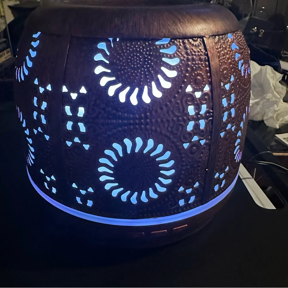 Ominihome Essential Oil Aroma Diffuser Bronze Metal